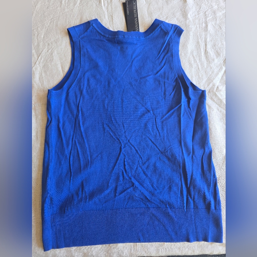 Banana Republic Sleavless Knit Top NWT Sz S - Picture 2 of 4